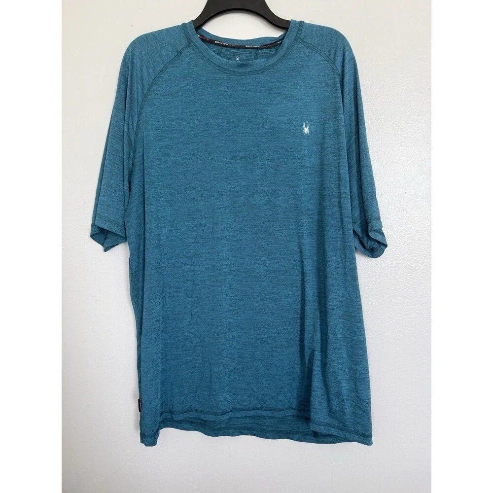 Spyder Swim Rash Guard Tee Men’s Sz XXL Surf Sand Sun UPF+30